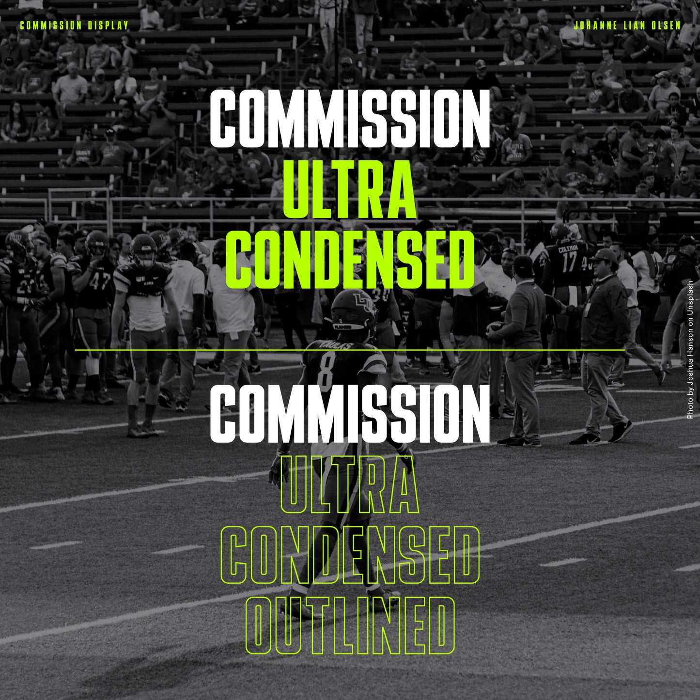 Commission Display