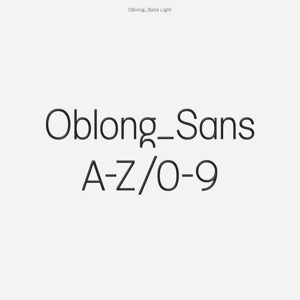 Oblong Sans