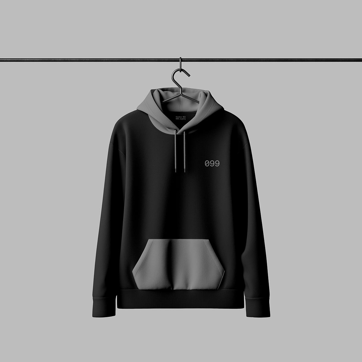 099 -  Hoodie (Front) Mockup