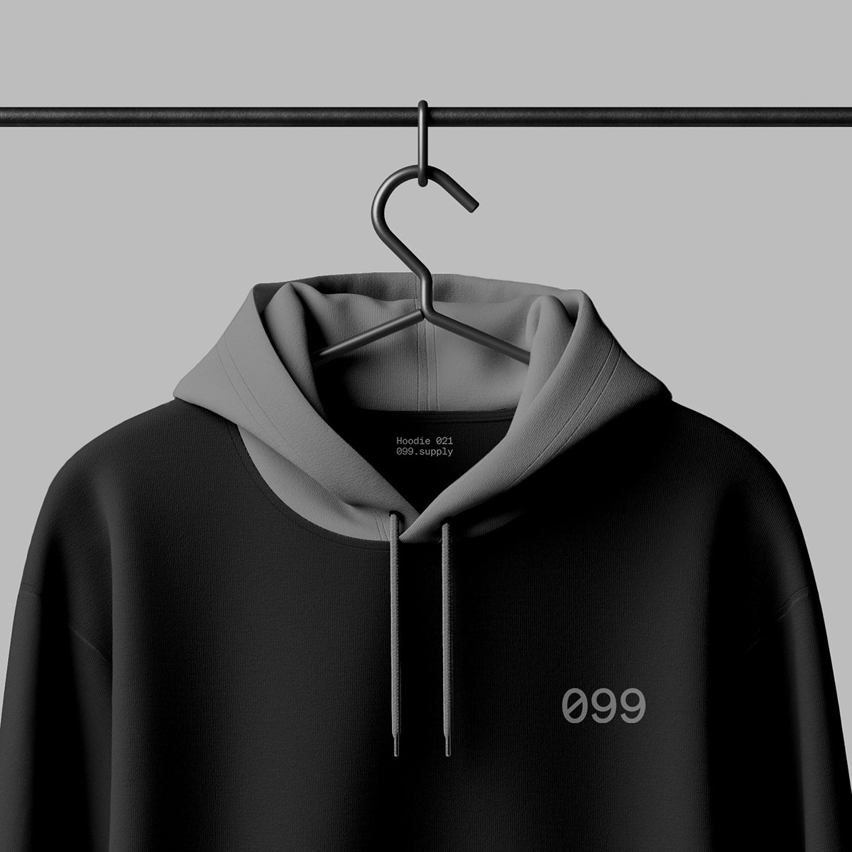 099 -  Hoodie (Front) Mockup