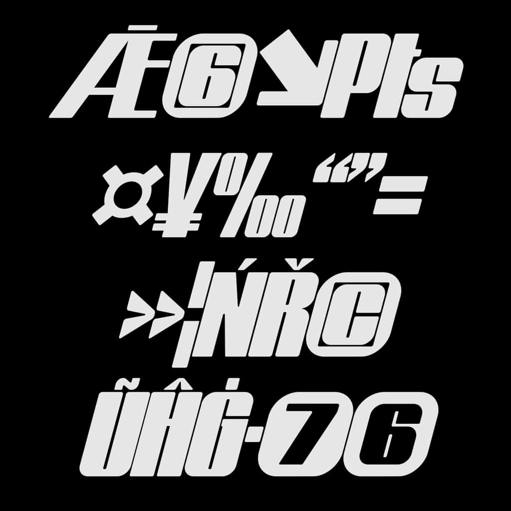 Evangelion Font Family