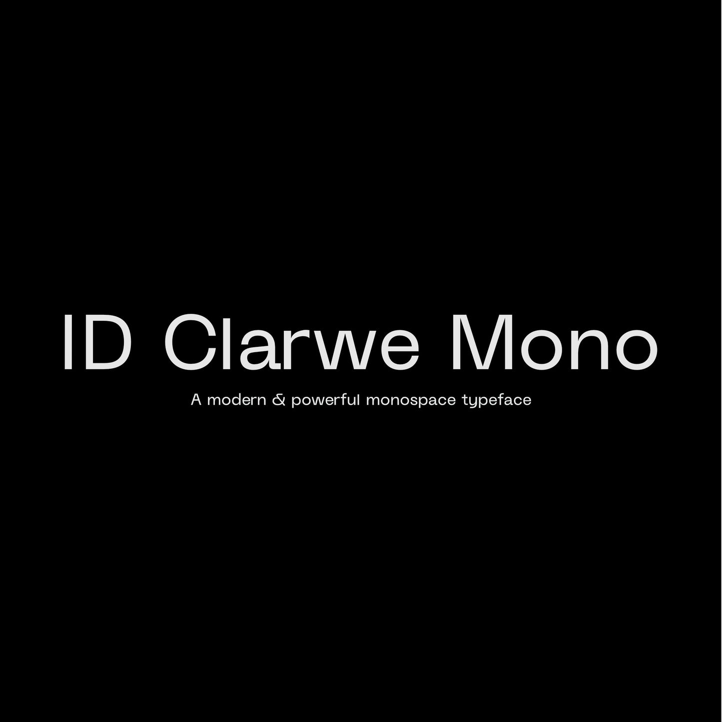 ID Clarwe Mono