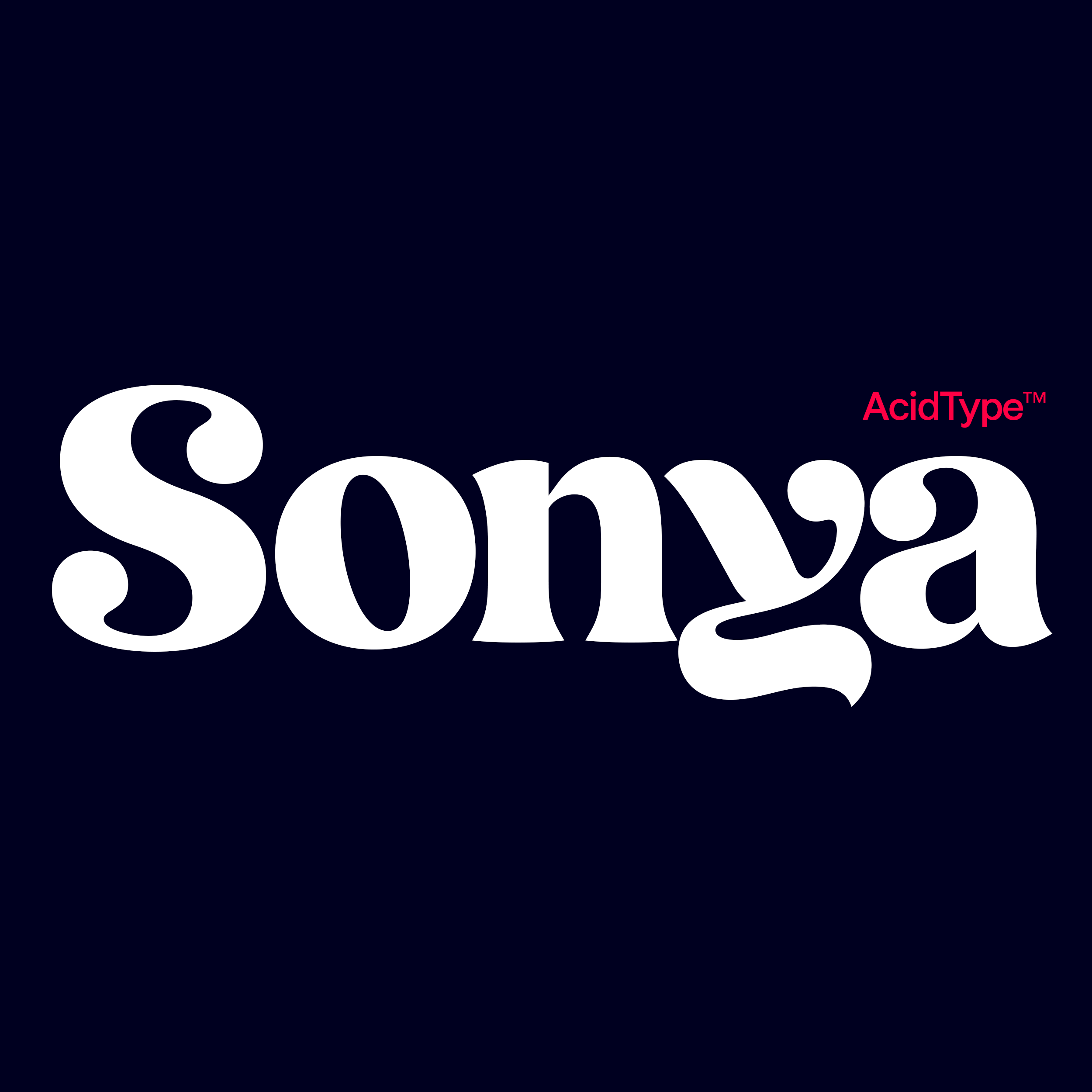 Sonya Signs Sonya – Type Department
