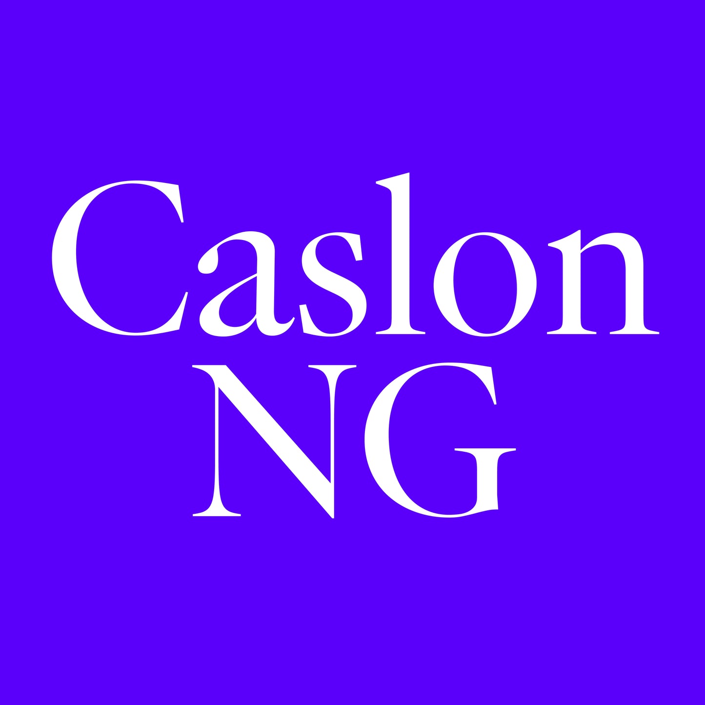 Caslon NG