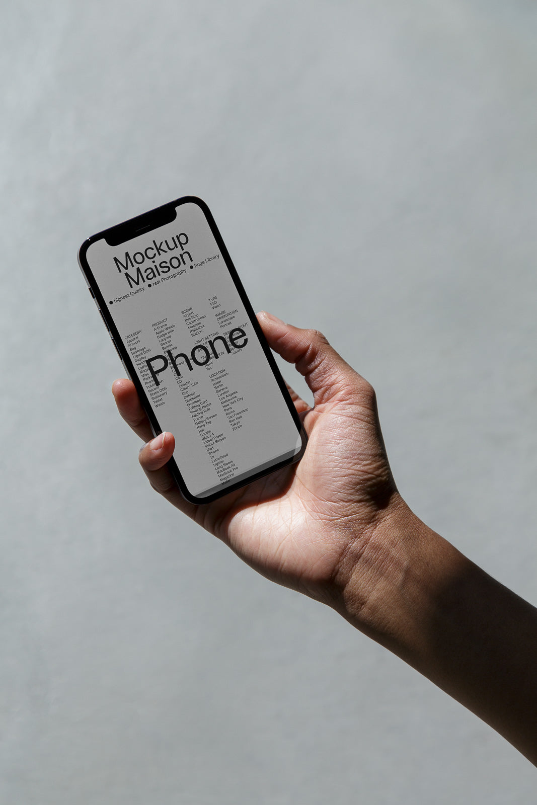 iPhone mini Mockup PH-E-07