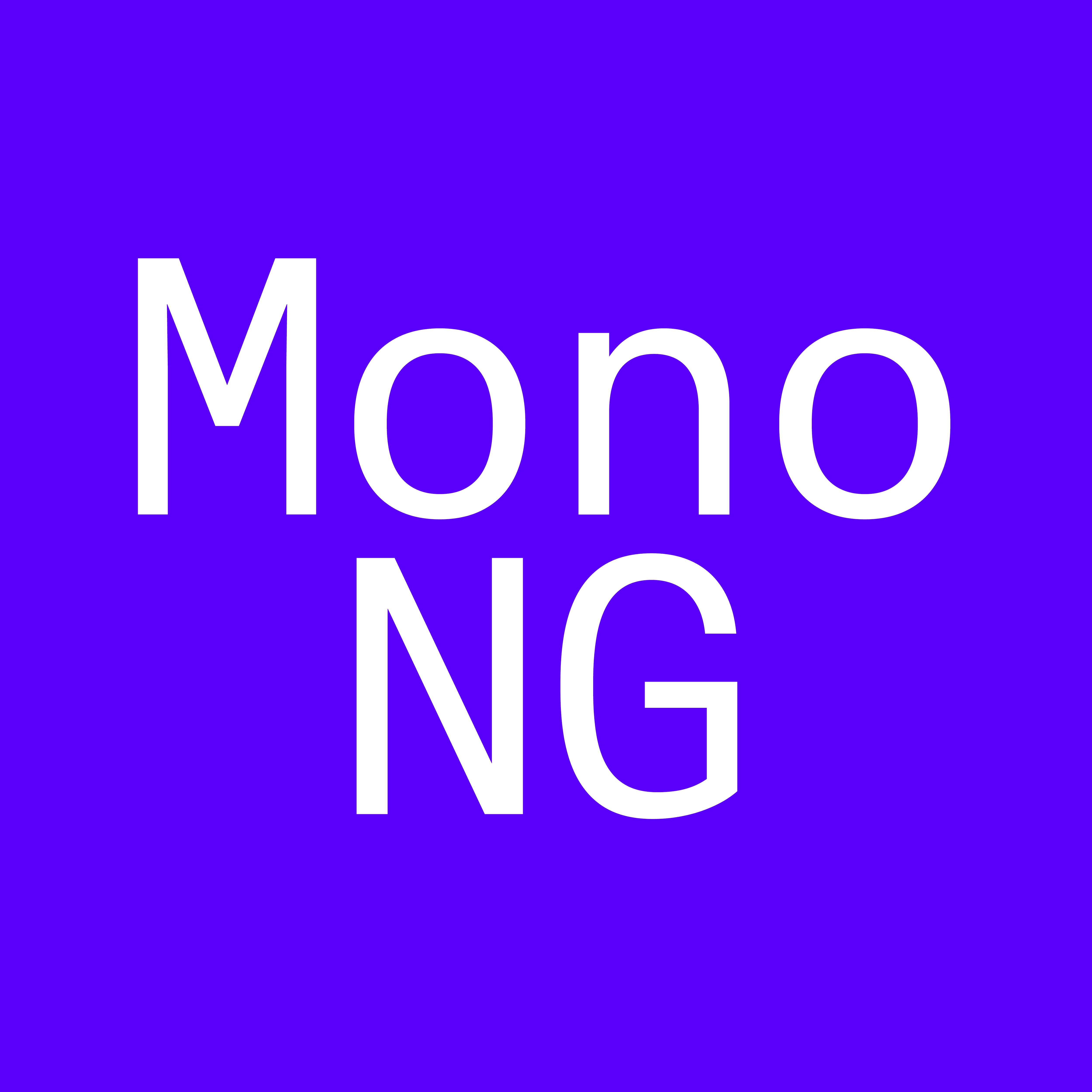 Mono G Ranage Mono NG – Type Department