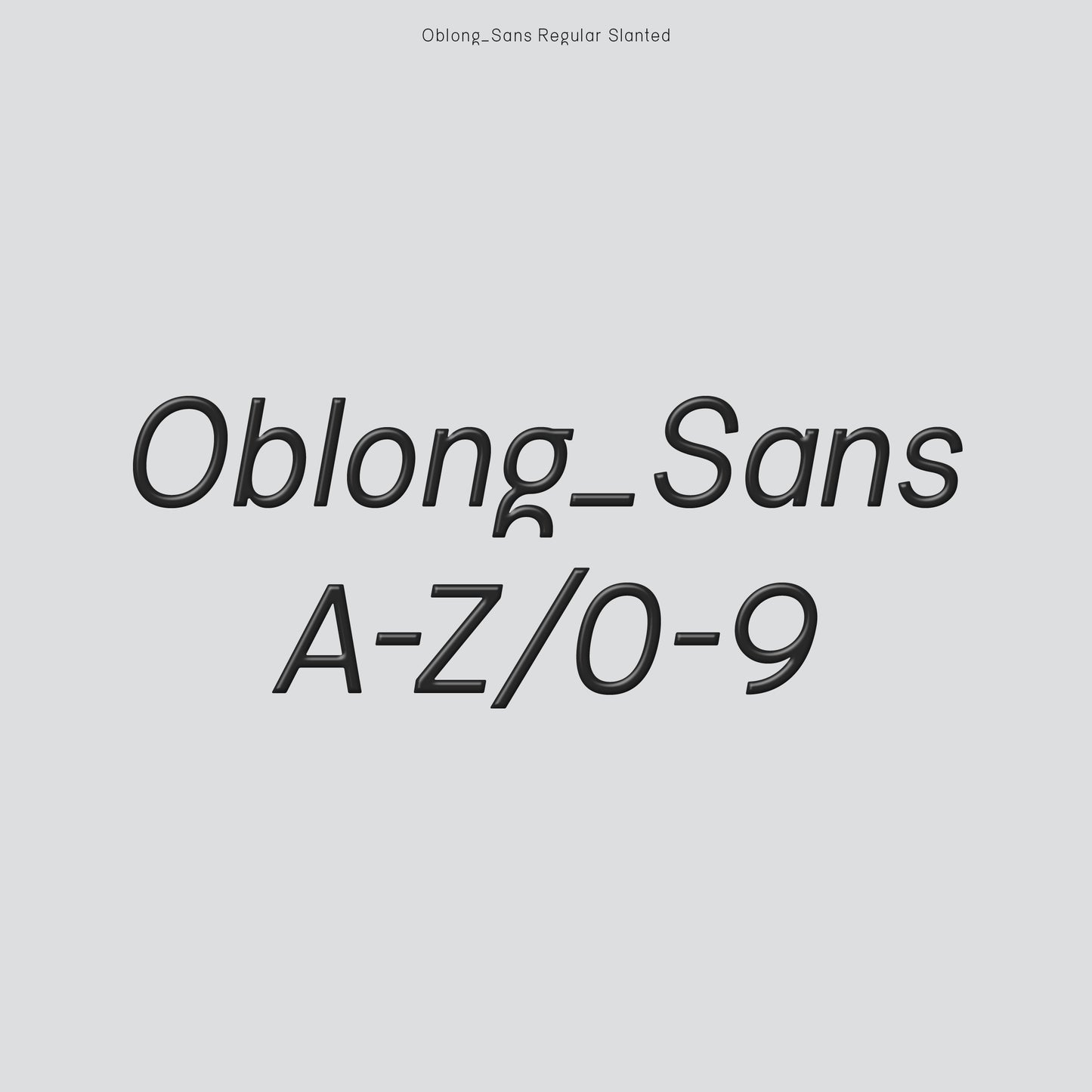 Oblong Sans