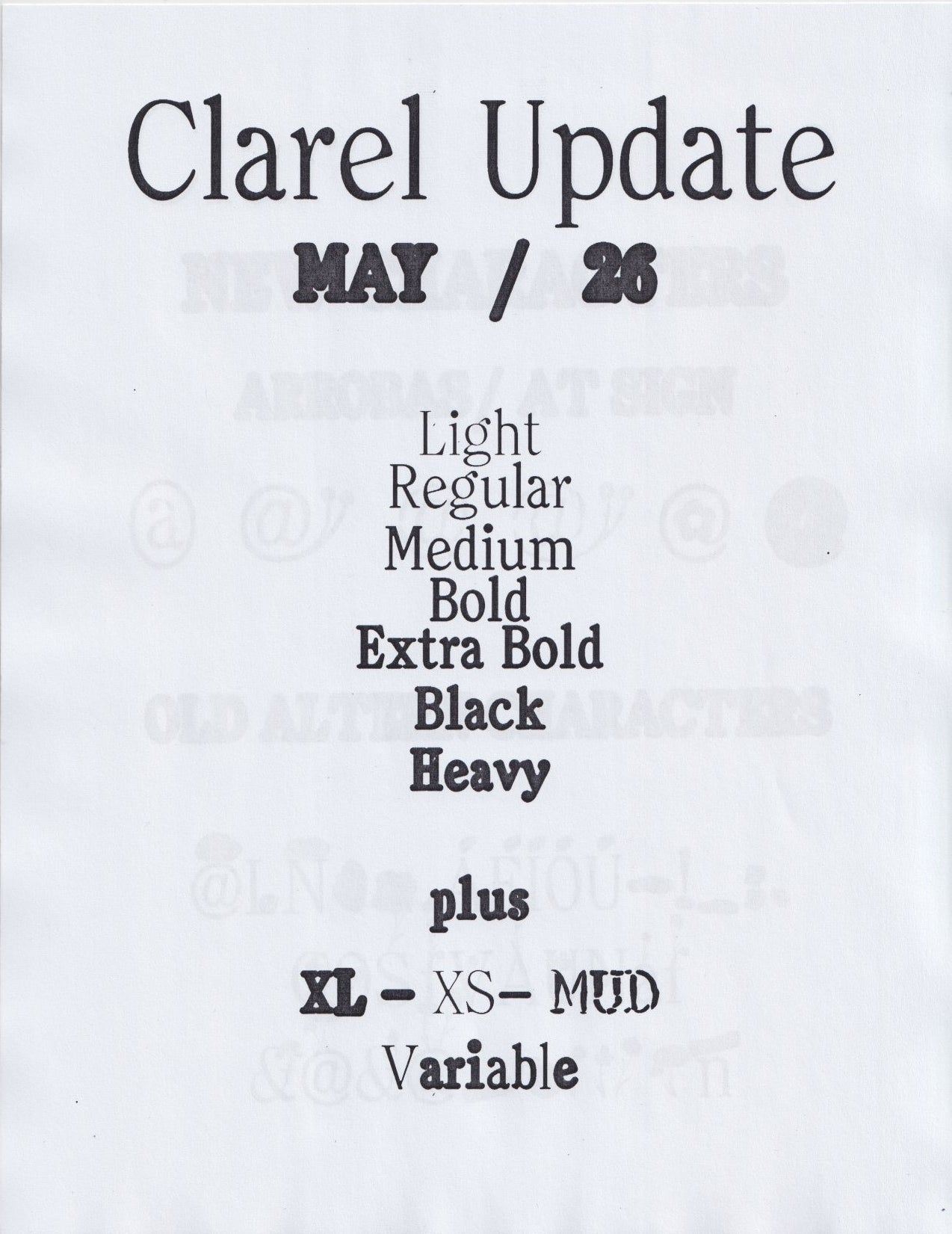 Clarel Serif