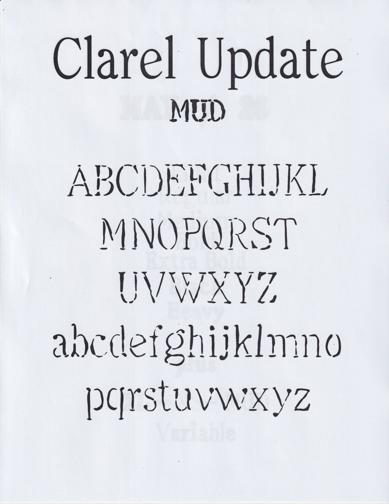 Clarel Serif