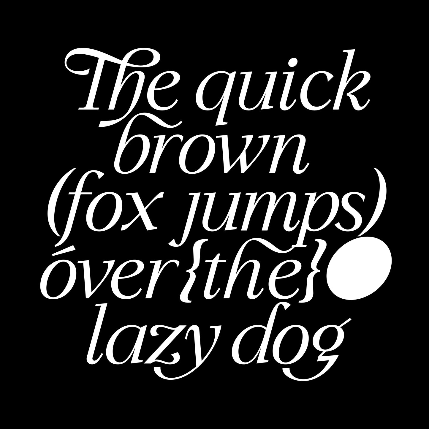 Non Ophelie Italic