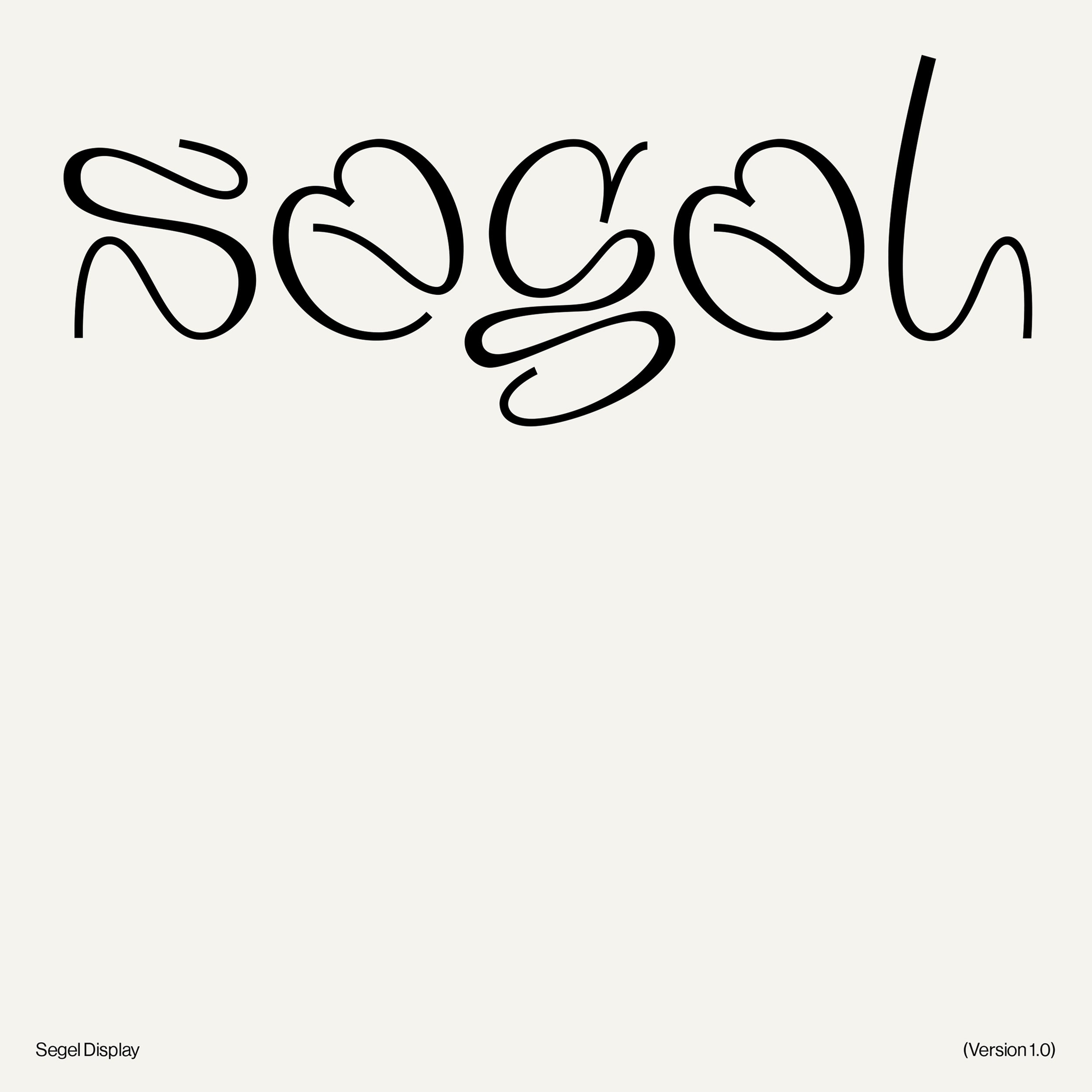 Segel Display – Type Department