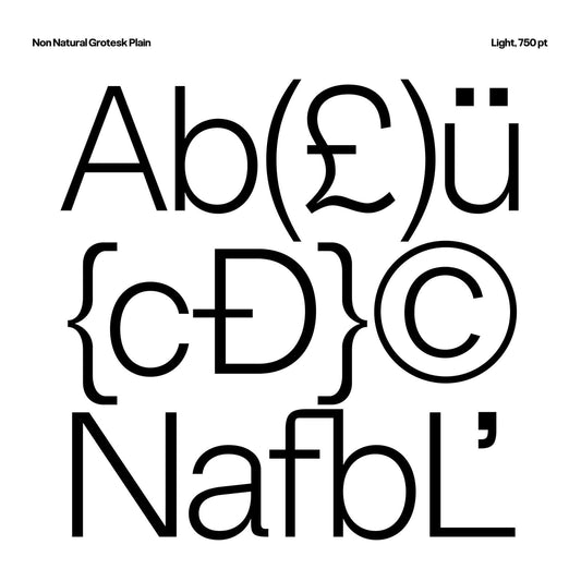 Non Natural Grotesk