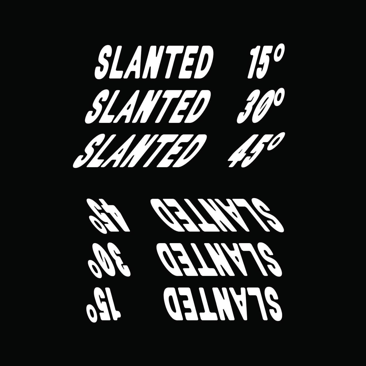 Serial A Slanted