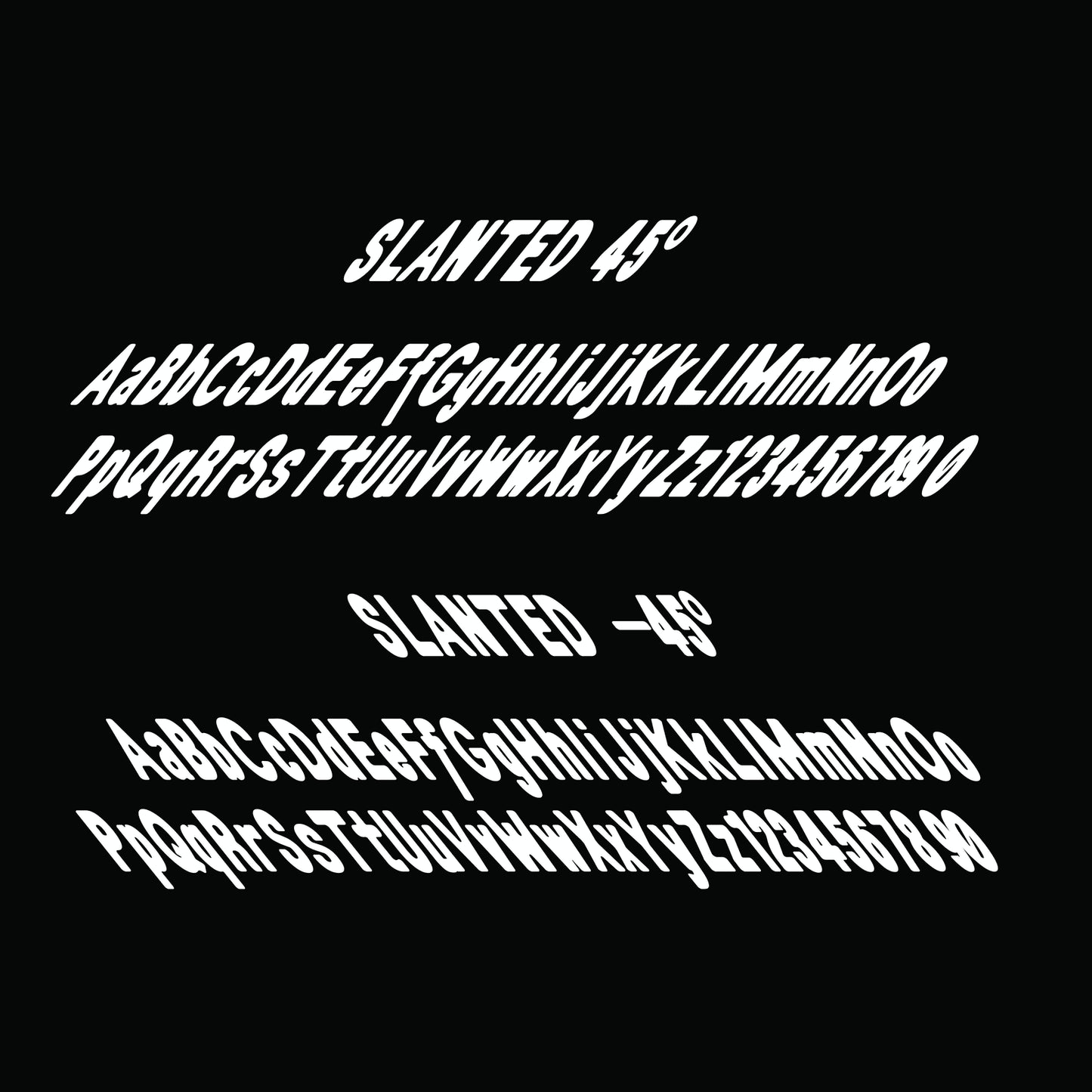 Serial A Slanted