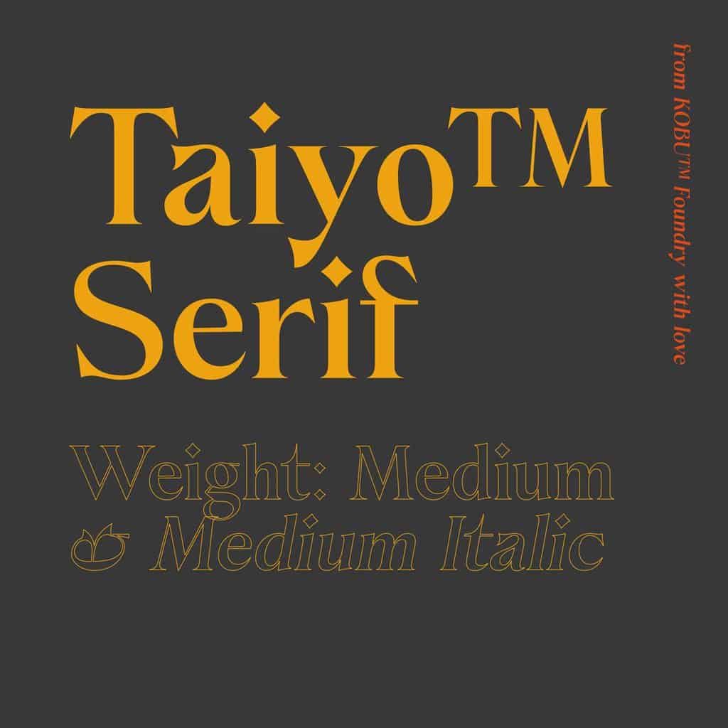 Taiyo Serif