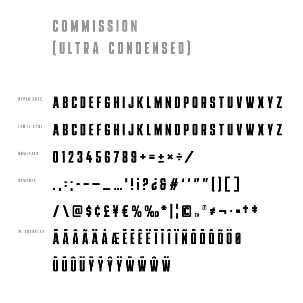 Commission Font