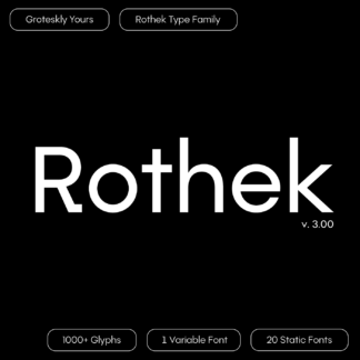 Rothek Font