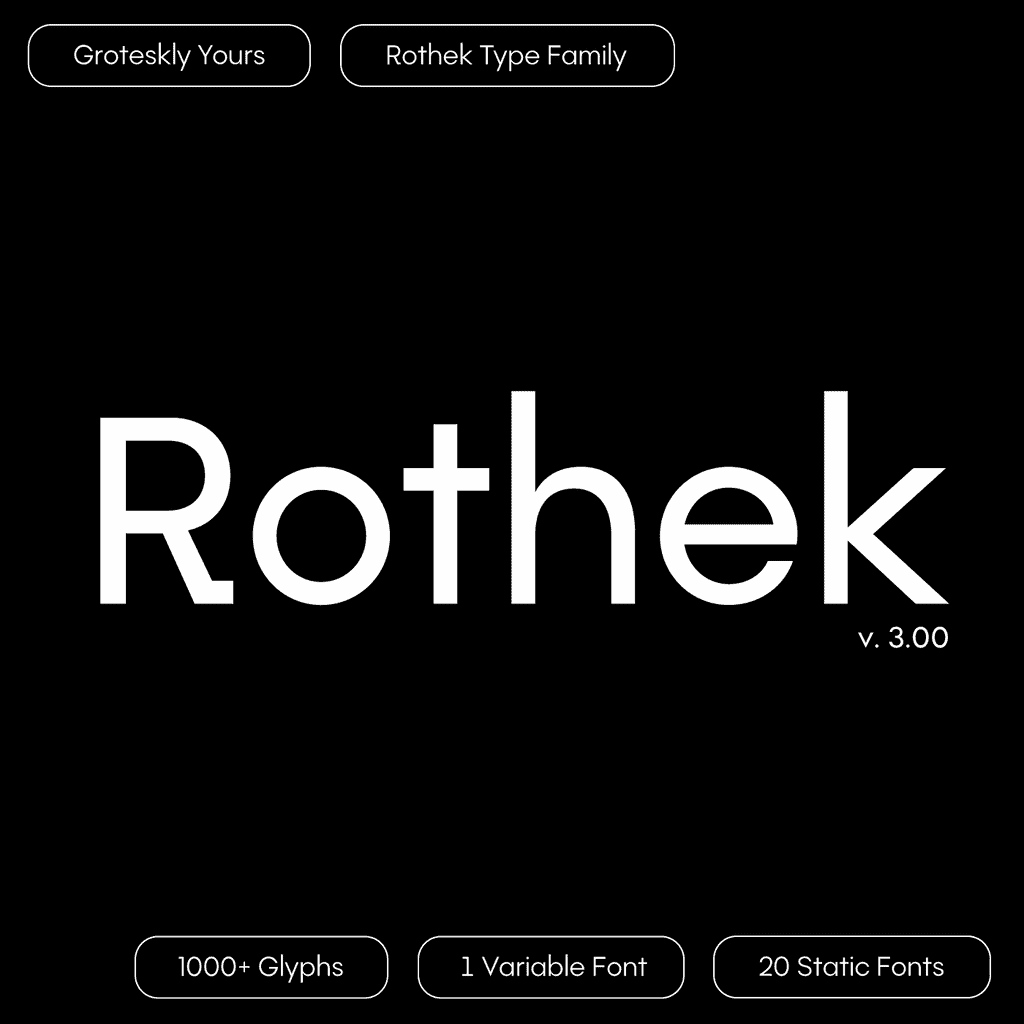 Rothek Font